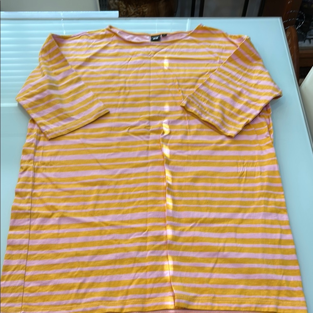 Striped Yellow and Pink women’s T-Shirt by  Marimekko
Uniquo